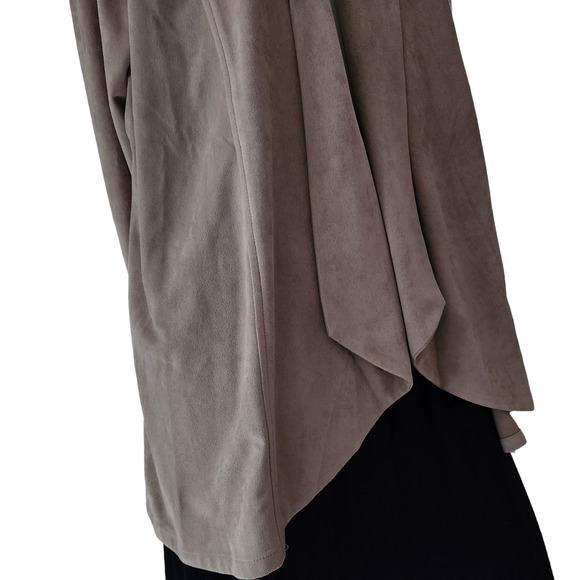 CJ Banks Open Cardigan Jacket Women's Plus Size 3X Tan - Picture 5 of 9